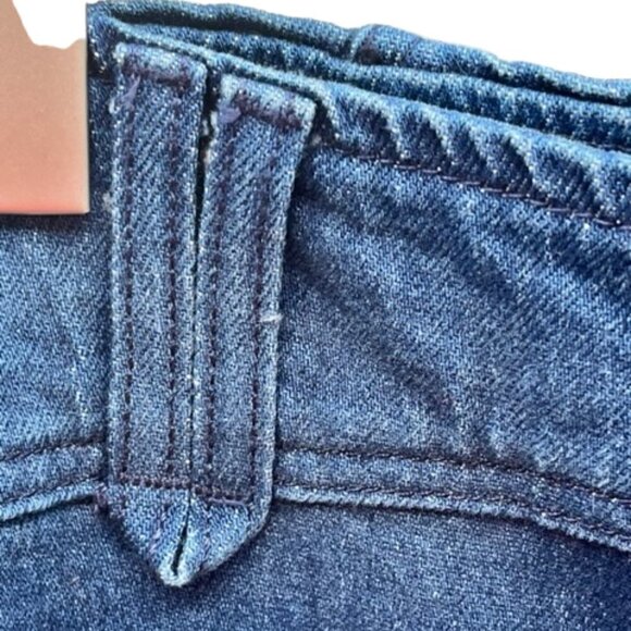 Free People NWT We The Free Emmy Split Hem Blue Boot Cut Jean SIZE 31 - Picture 4 of 15